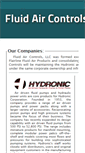 Mobile Screenshot of fluidaircontrols.com
